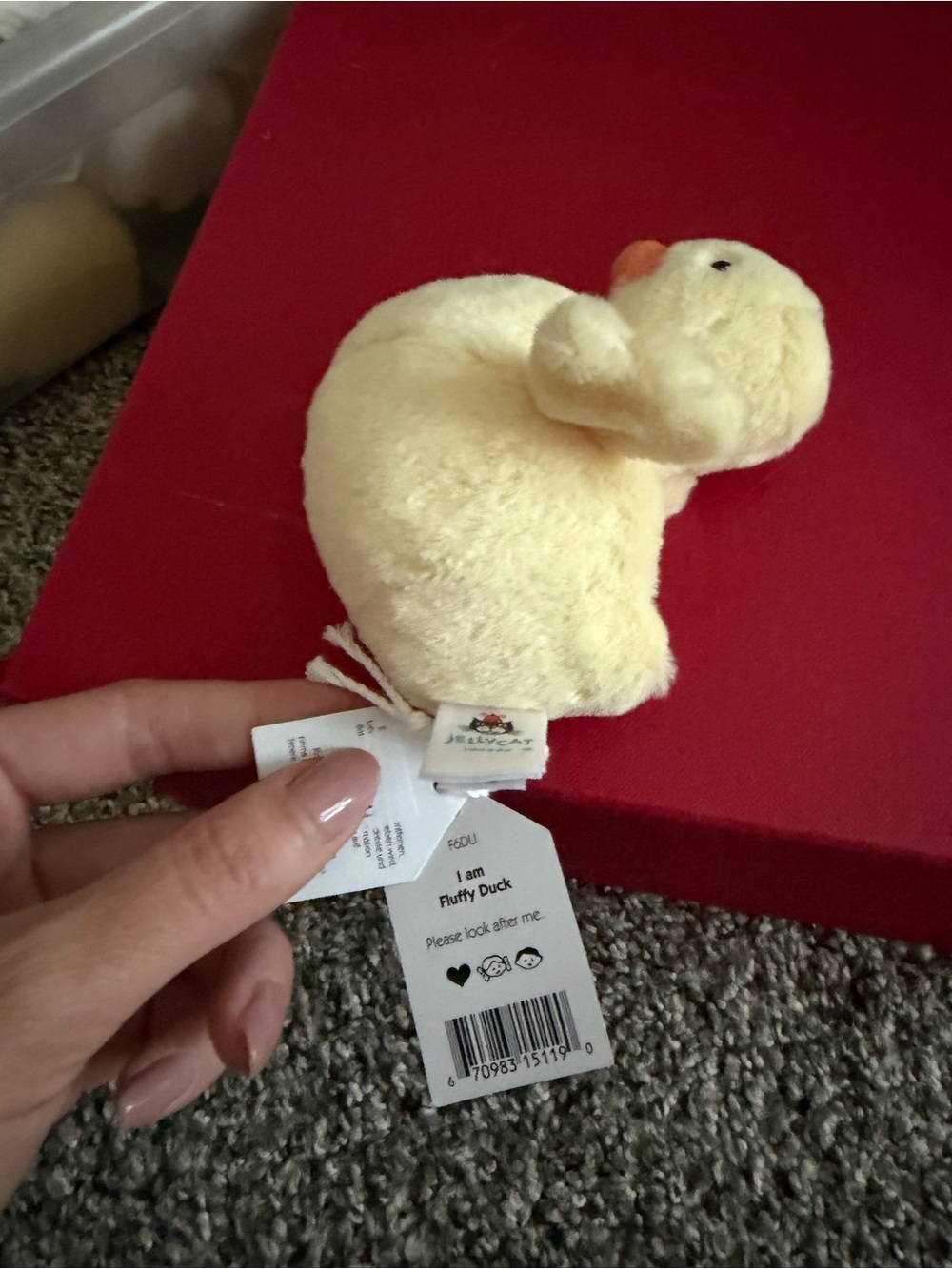 Fluffy Duck Jellycat - Picture 3 of 3